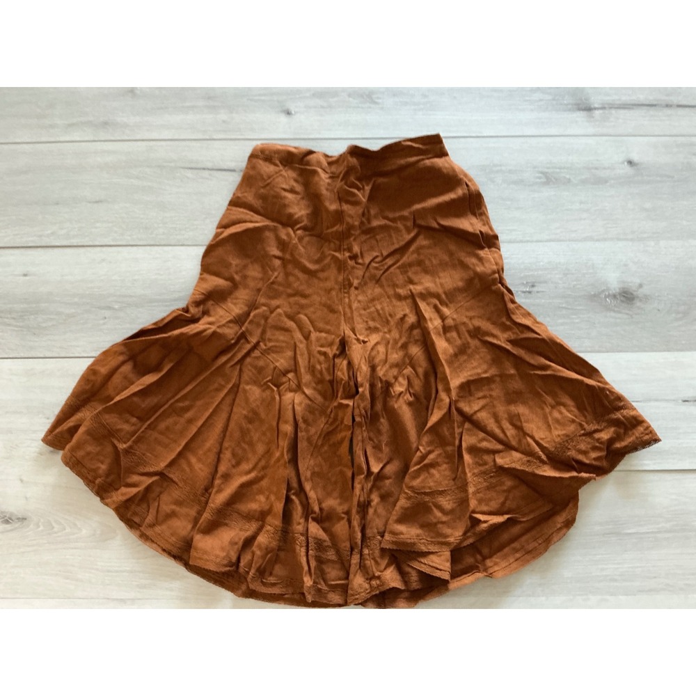 Free People Celina Culotte Wide Leg‎ Pants Sugar Almond Small New New With Tags - Picture 7 of 9